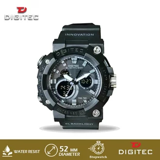 JAM TANGAN DIGITEC 2150 DA-2150T ORIGINAL LIMITED EDITION BLACK