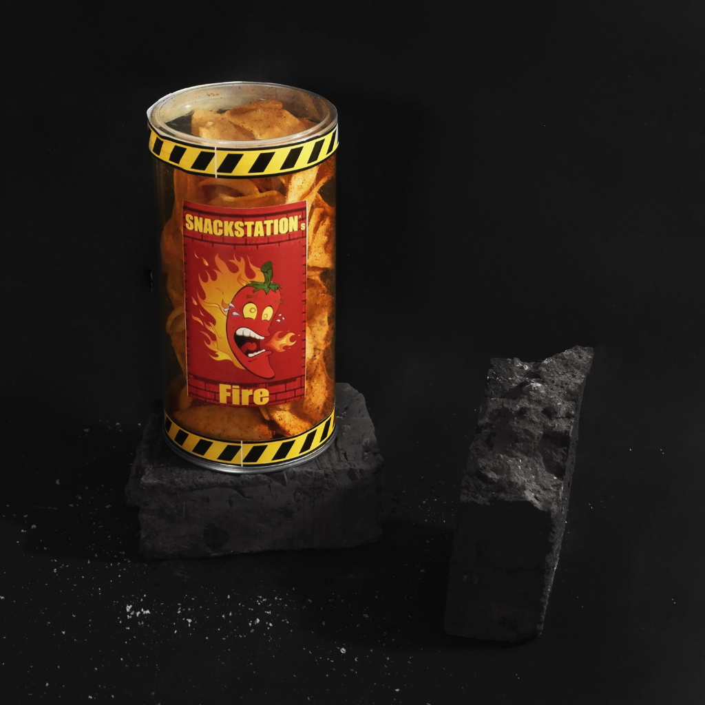 

Fire Edition Keripik Singkong Large Tube Snackstations