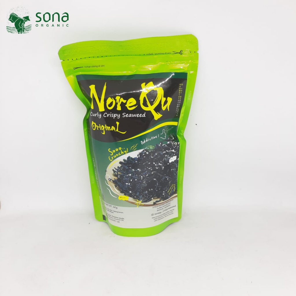 

NOREQU CURLY CRISPY SEAWEED - ORIGINAL 40GR