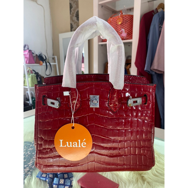 Tas Inspired Bag B25 Croco Kulit Asli Handmade