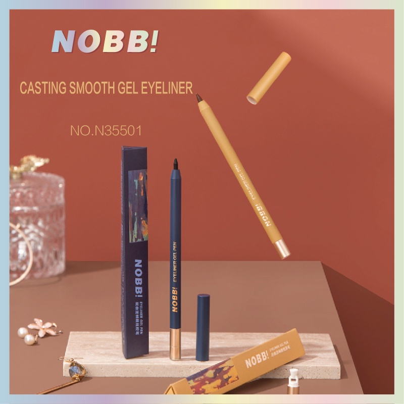 NOBB! Smooth Eyeliner Gel Pencil Anti Air Tahan Lama No Fading Eyeliner Pen N35501