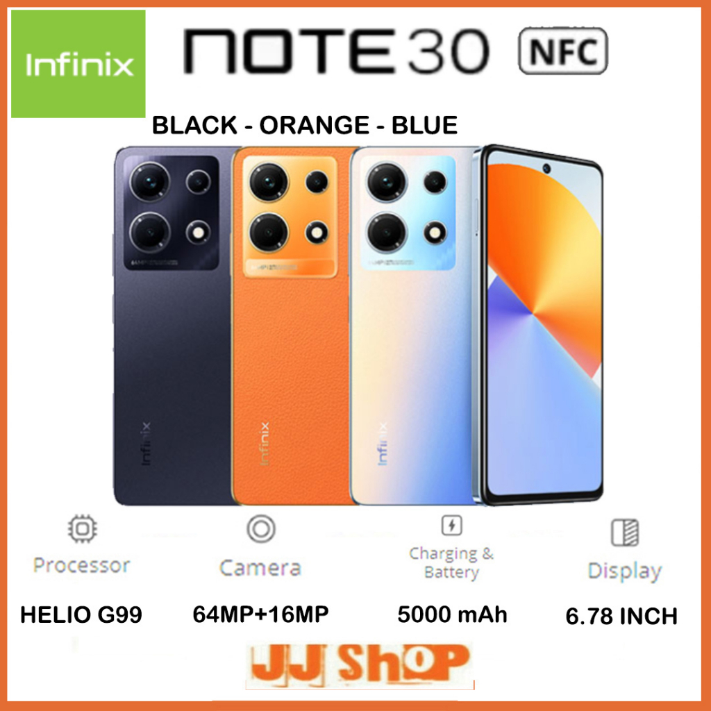 INFINIX NOTE 30 PRO NFC - NOTE 30 NFC 8/256 GB RAM/ROM [8GB+256GB] GARANSI RESMI