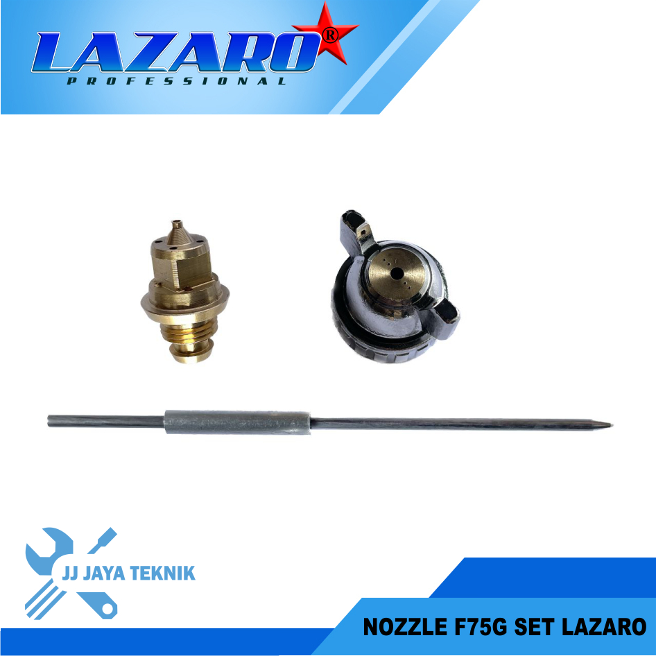 Lazaro Nozzle Spray Gun F75G Set Spuyer Dan Jarum