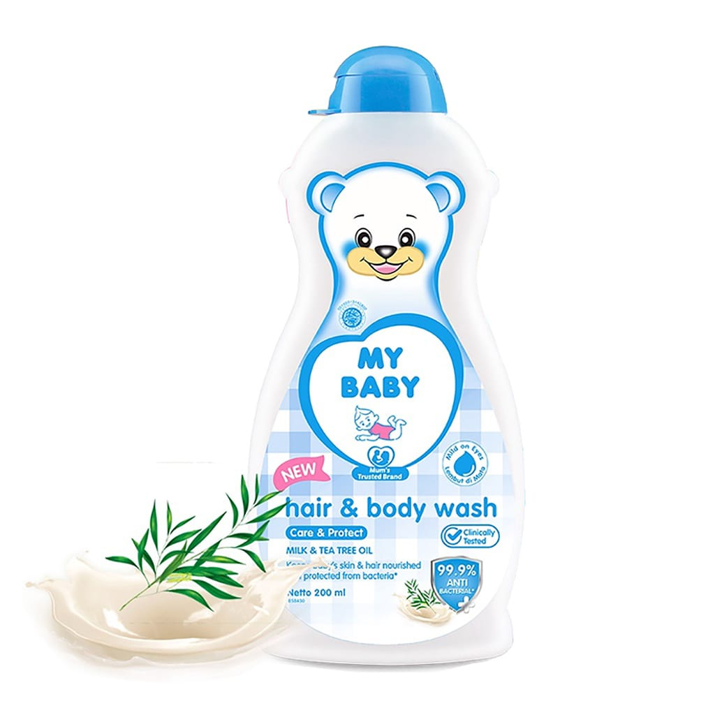 MY BABY HAIR&amp;BODY WASH CARE &amp; PROTECT 200ML