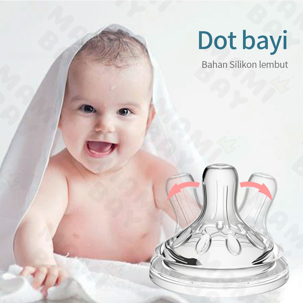 OKEYI Dot bayi pengganti BPA free dot  leher lebar