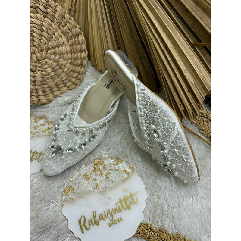 Sepatu wedding Pesta Cantik Amiira 2cm kaca