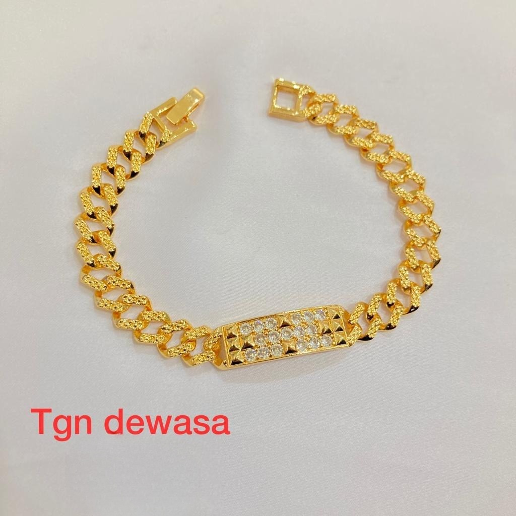 Gelang Sisik Naga Wanita Lapis Emas Terbaru