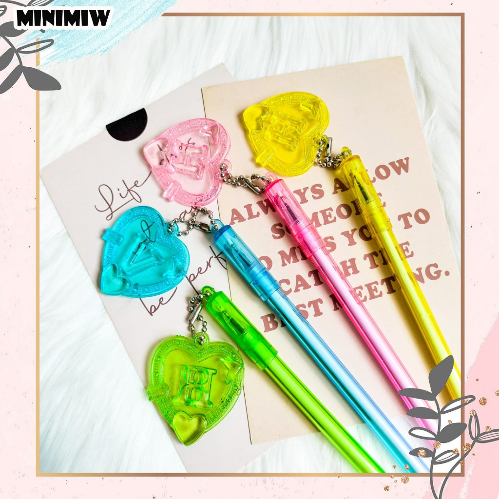 PULPEN GANTUNGAN LAMBANG LOVE ALPHABET PEN GANTUNGAN ALAT TULIS BOLPOIN UNIK IMUT MURAH4000