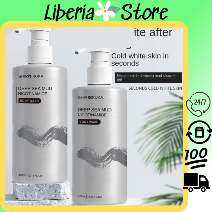 DEEP SEA MUD NICOTINAMIDE SHOWER/ KOREAN PREMIUM TONE UP BODY WASH Nicotinamide bath gel, deep-sea m
