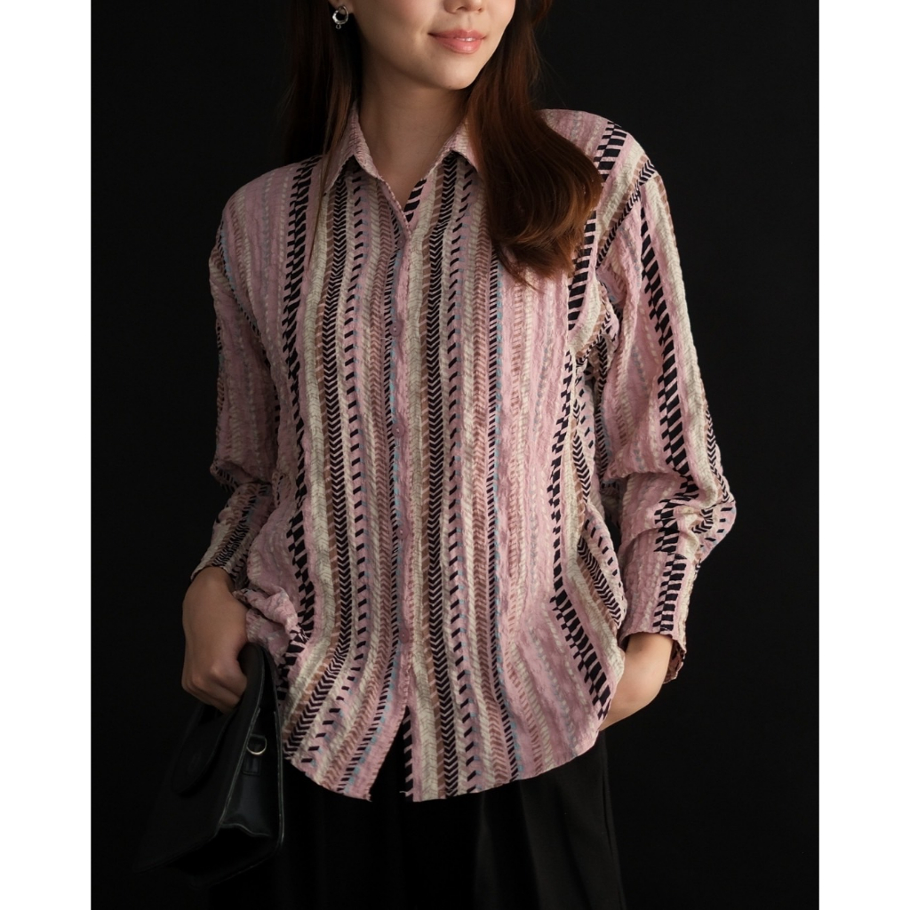 Myrubylicious WAFIYA SHIRT KODE BN2522 | KEMEJA | KEMEJA WANITA | KEMEJA LENGAN PANJANG | KEMEJA MOTIF