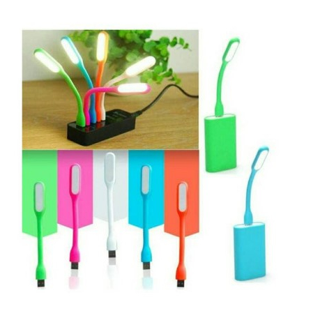 Lampu USB LED Mini Terang Sikat Powerbank Portable Emergency Lampu Belajar Murah
