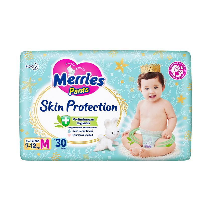 Merries Skin Protection S34/M30/L26/XL22/popokcibarusah