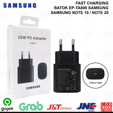 Tc Charger Samsung Note 10 PD Type C 25W SUPER FAST CHARGING