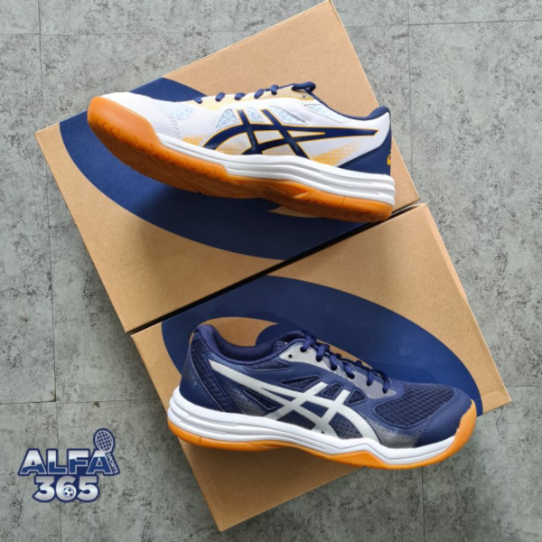 {MixaStore} Sepatu Badminton / Voli Asics Gel Upcourt 5 - Volley Indoor Shoes - Peacoat 39 Berkualit