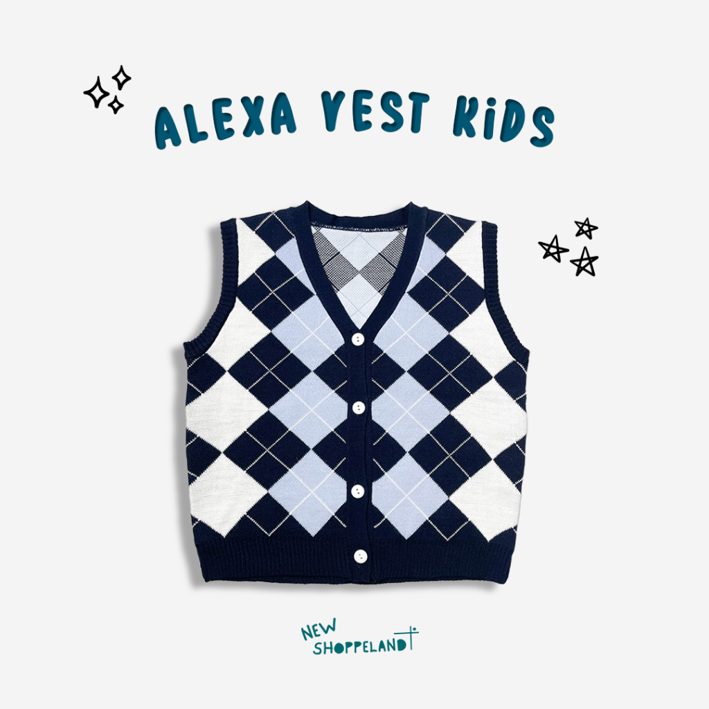 NEWSHOPPELAND - (UKURAN ANAK) Alexa Vest Diamond Premium