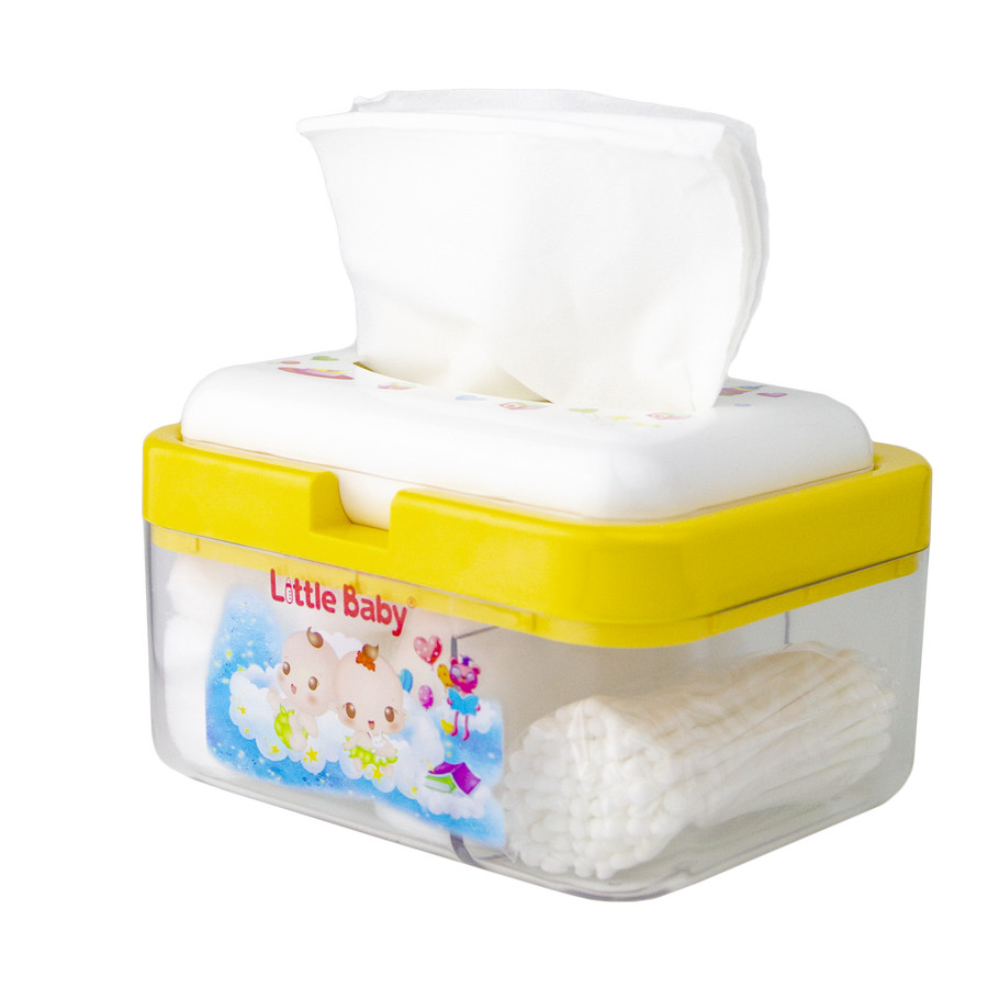 LITTLE BABY MULTIFUNCTION BOX 3IN1/ KOTAK TEMPAT KAPAS BAYI