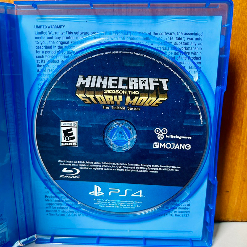 Minecraft Story Mode Season Two Ps4 Kaset Minecraft Story Mode Ps4 Playstation PS 4 5 Minecraf Mine Craf Maincraft CD BD Disc Game Games Storymode Edition Maincraf Mincraft Mincraf PS4 PS5 Mine craft main minecref maincref cref original ori asli bluray 2