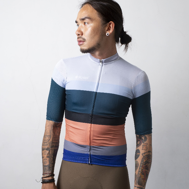 NEW CYCLING JERSEY SEPEDA KNIEL STRIPES VOL.2 - MOVEMENT TYPE