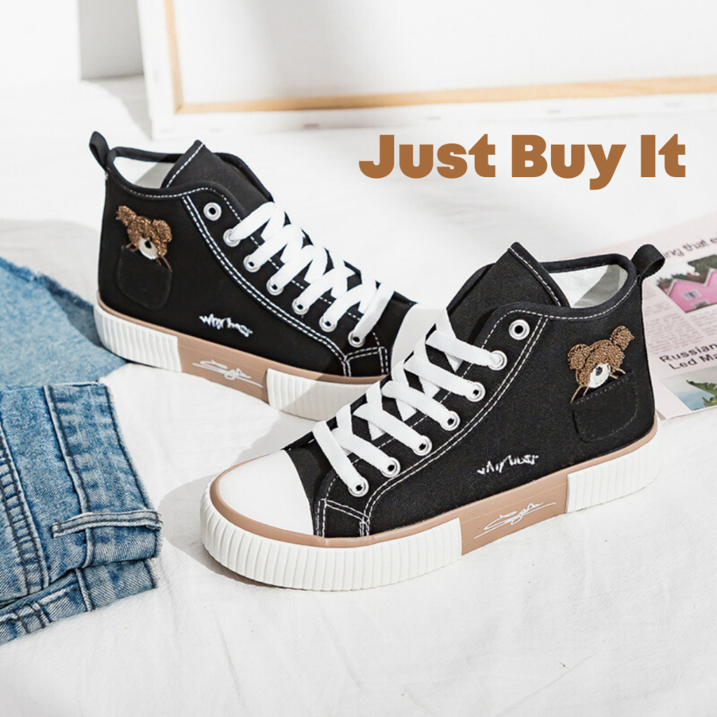 JBI-0255 [ Bisa COD ] Sepatu Sneakers Kanvas Wanita - Sneakers Import - Sepatu Wanita Casual - Sneaker Fashion Terbaru-Sepatu Canvas Wanita Import sytel Korea High Quality