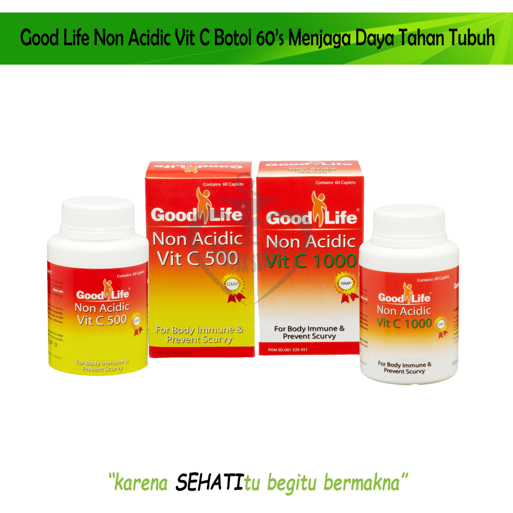 Good Life Vitamin C 500mg Kapsul 1000mg Memelihara Daya Tahan Tubuh