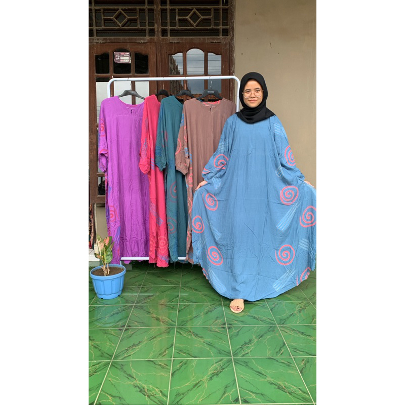 Kaftan Jumbo Rayon Premium Motif claudia