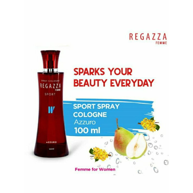 Regazza Femme Sport Azzuro spray Cologne 100ml