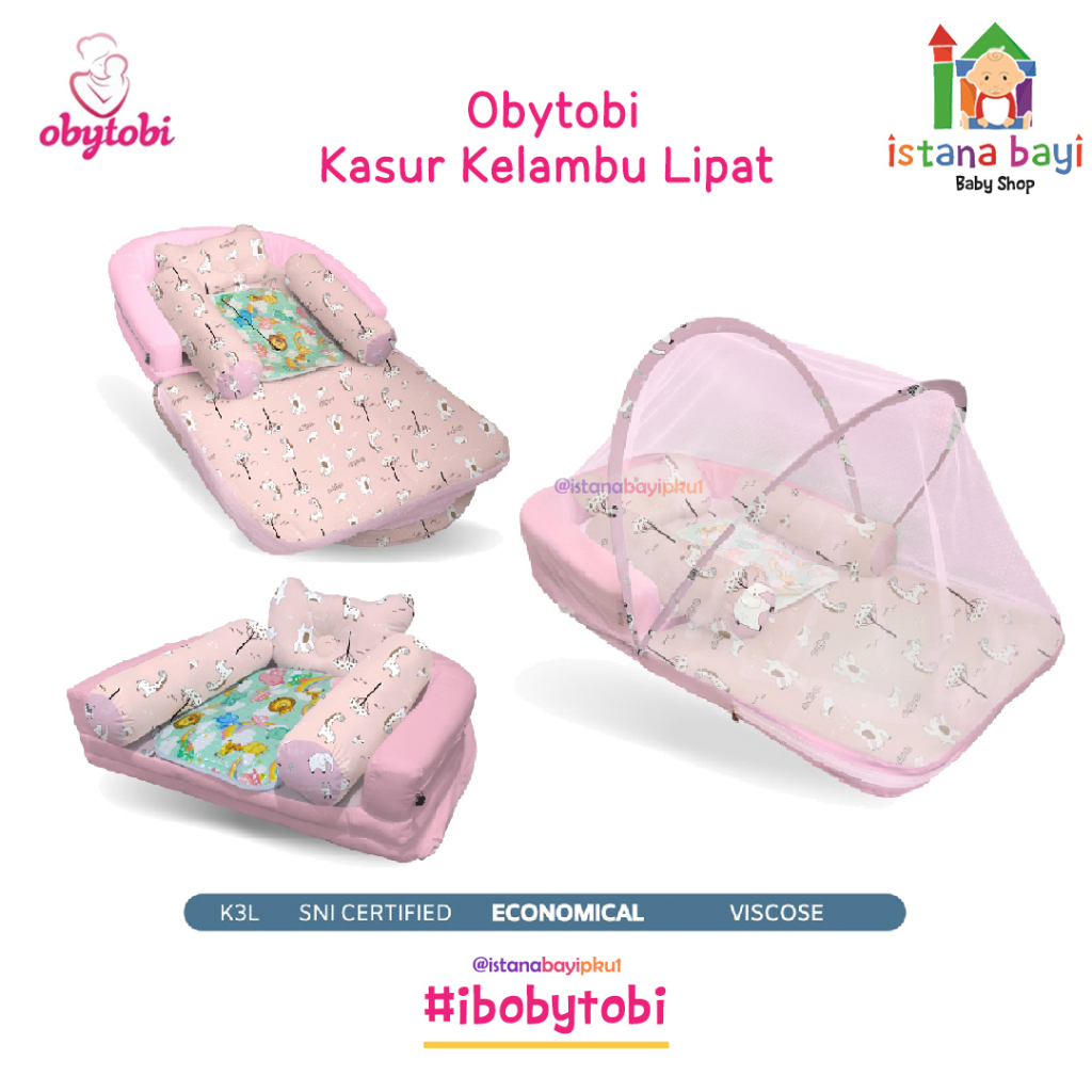 Obytobi Kasur Kelambu Lipat - Kasur Kelambu Bayi