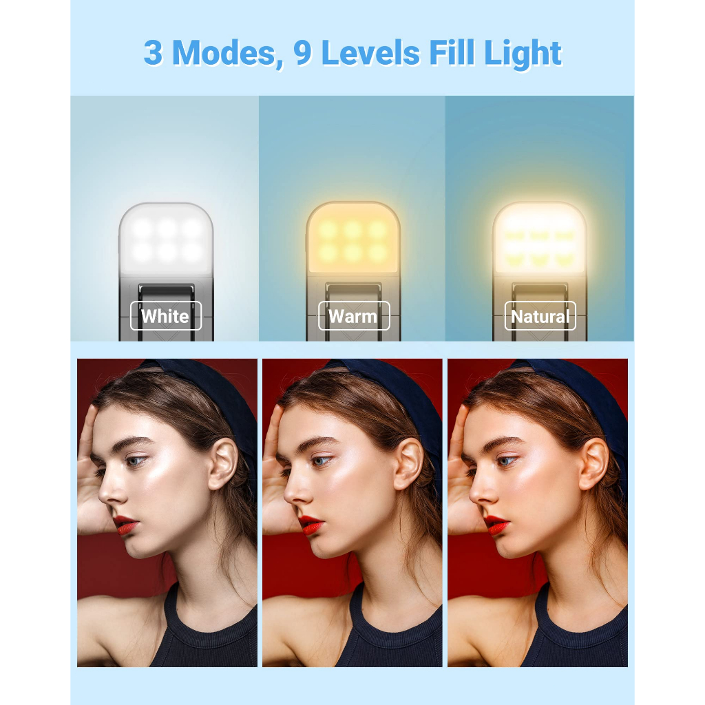 1M Tongsis Tripod Selfie Stick Bluetooth with Fill Light 360° Rotasi Gimbal HP Aluminum Alloy Tripod Detachable Handphone Clip With Remote Control-2