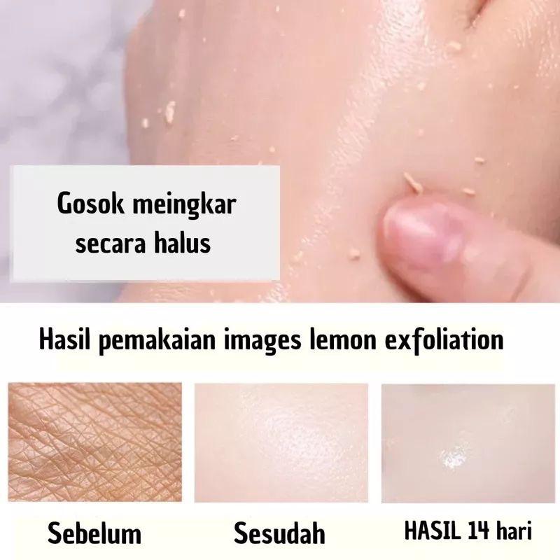 GRATIS ONGKIR COD MEDAN TERMURAH EKSFOLIASI KULIT WAJAH LIME 80G PEELING GEL EXFOLIATING EM044