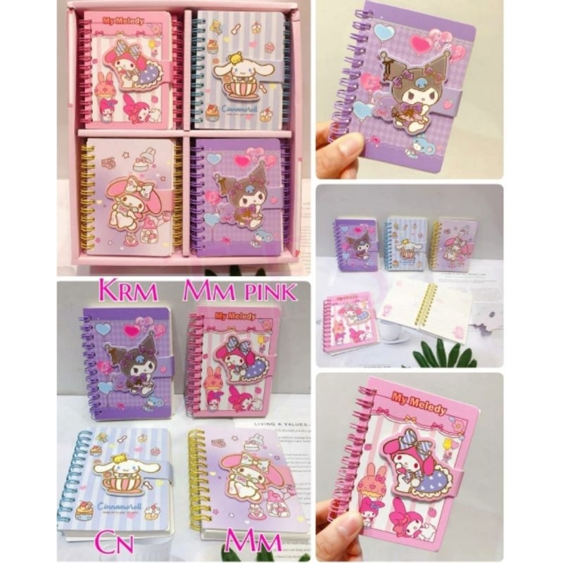 

CL Memo saku MINI ring magnet Melody Kuromi.Cinamoroll