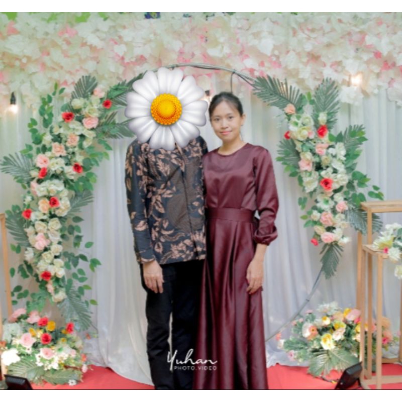 TERMURAHTASHA DRESS/Dress kondangan simple/gamis murah/dress anggun/Inner dress