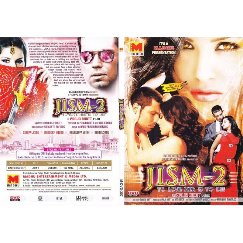 KASET VIDEO FILM JISM 2 - KASET VIDEO FILM DRAMA ROMANTIS INDIA - KASET VIDEO FILM ROMANTIS INDIA TE