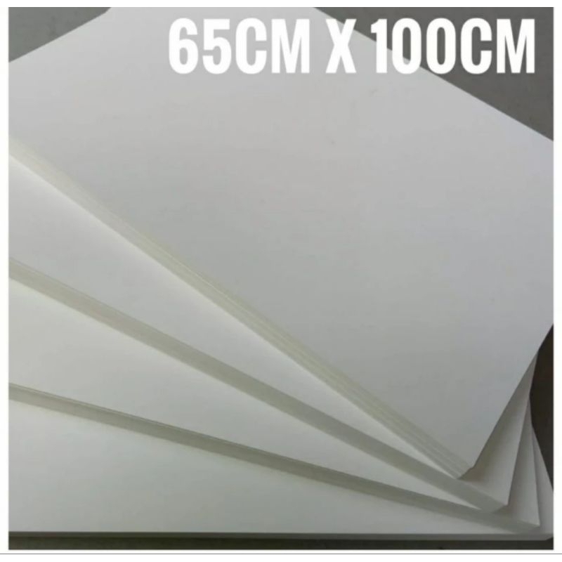 

1 Rim Kertas Ivory 350 GSM Ukuran Plano 65 Cm X 100 Cm
