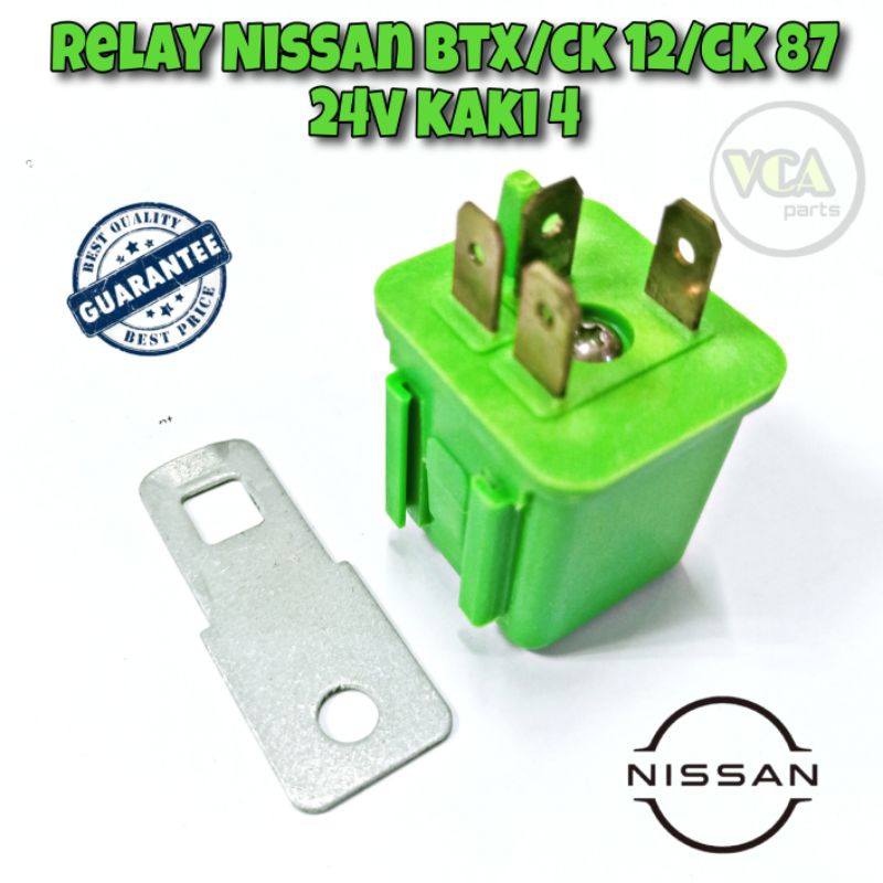 RELAY NISSAN BTX,CK12,CK87 24v KAKI 4 (4P).