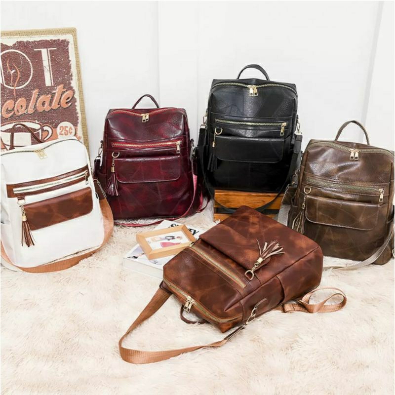 IMPORT TAS RANSEL WANITA TERBARU 7288 | TAS SEKOLAH | TAS KULIAH | TAS MAIN
