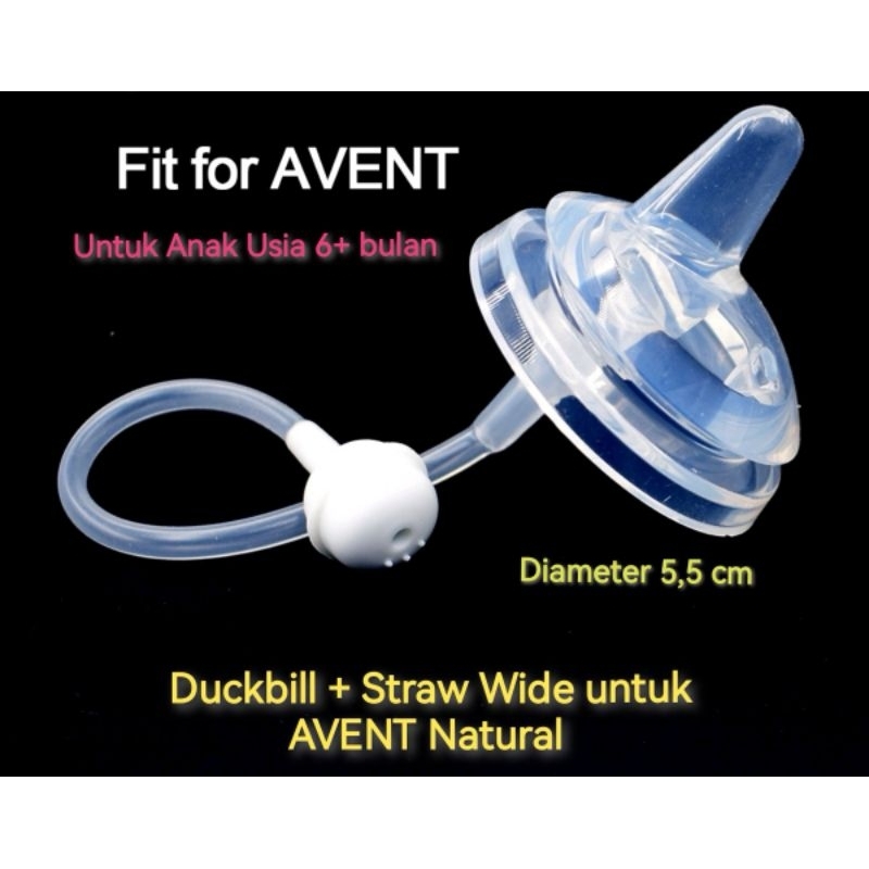 Sedotan Pengganti Nipple Straw Replacement Botol Susu Wide Neck