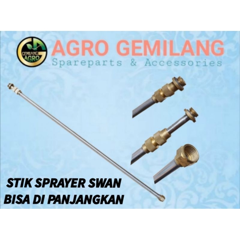 Stik Sprayer Kuningan Swan bisa di panjangkan stik sprayer swan odotan