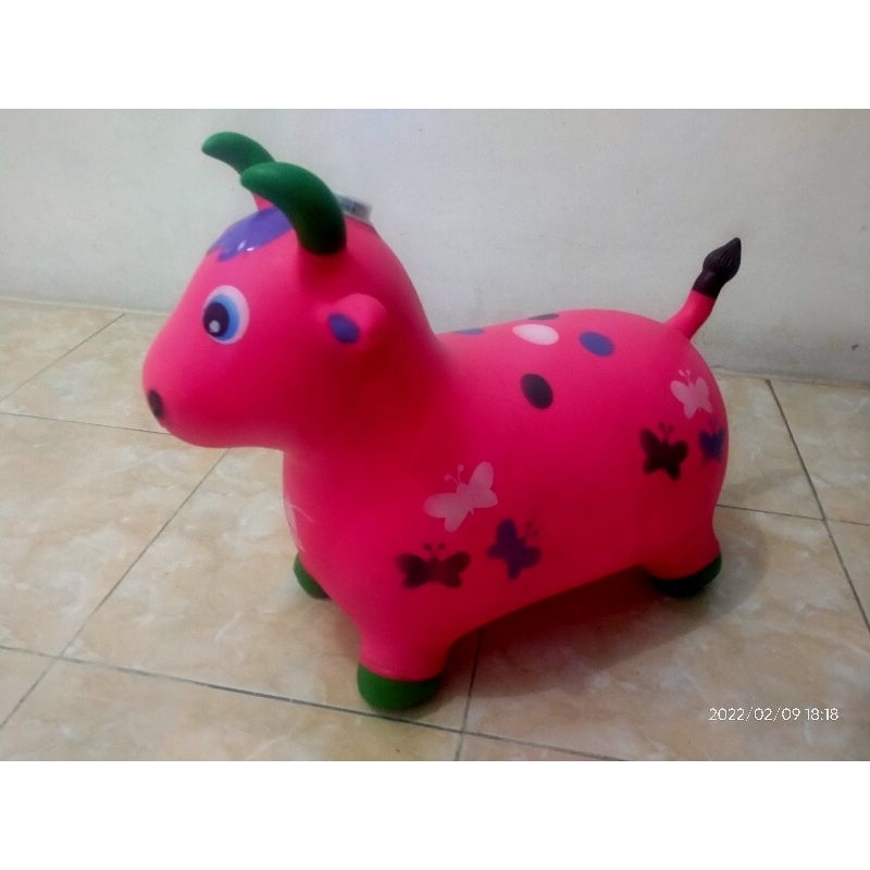 Mainan Kuda Karet Karakter Sapi Khusus Pengiriman Instan