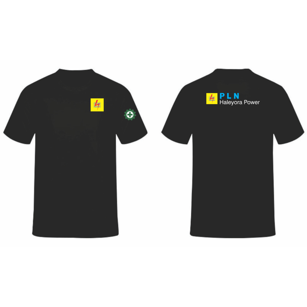 T-SHIRT KAOS PT HALEYORA POWER LOGO BARU