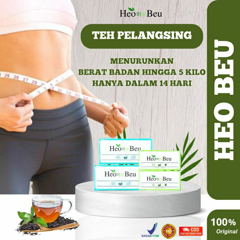 

HEO BEU Herbal Tea Original Korean Teh Pelangsing BPOM Ampuh Menurunkan Berat Badan Dengan Cepat Tanpa Efek Samping dan Melancarkan Pencernaan