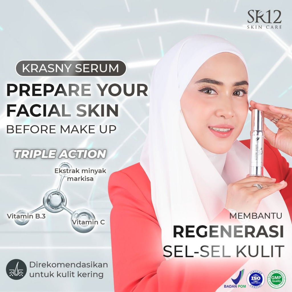 Sr12 Serum Krasny Perawatan Wajah