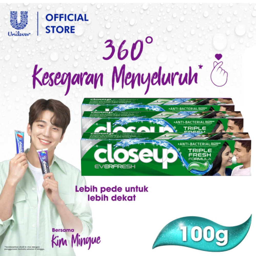 Close up PASTA GIGI Anti Bacterial Toothpaste Ever Fresh Nafas Segar Mencegah Bau Mulut