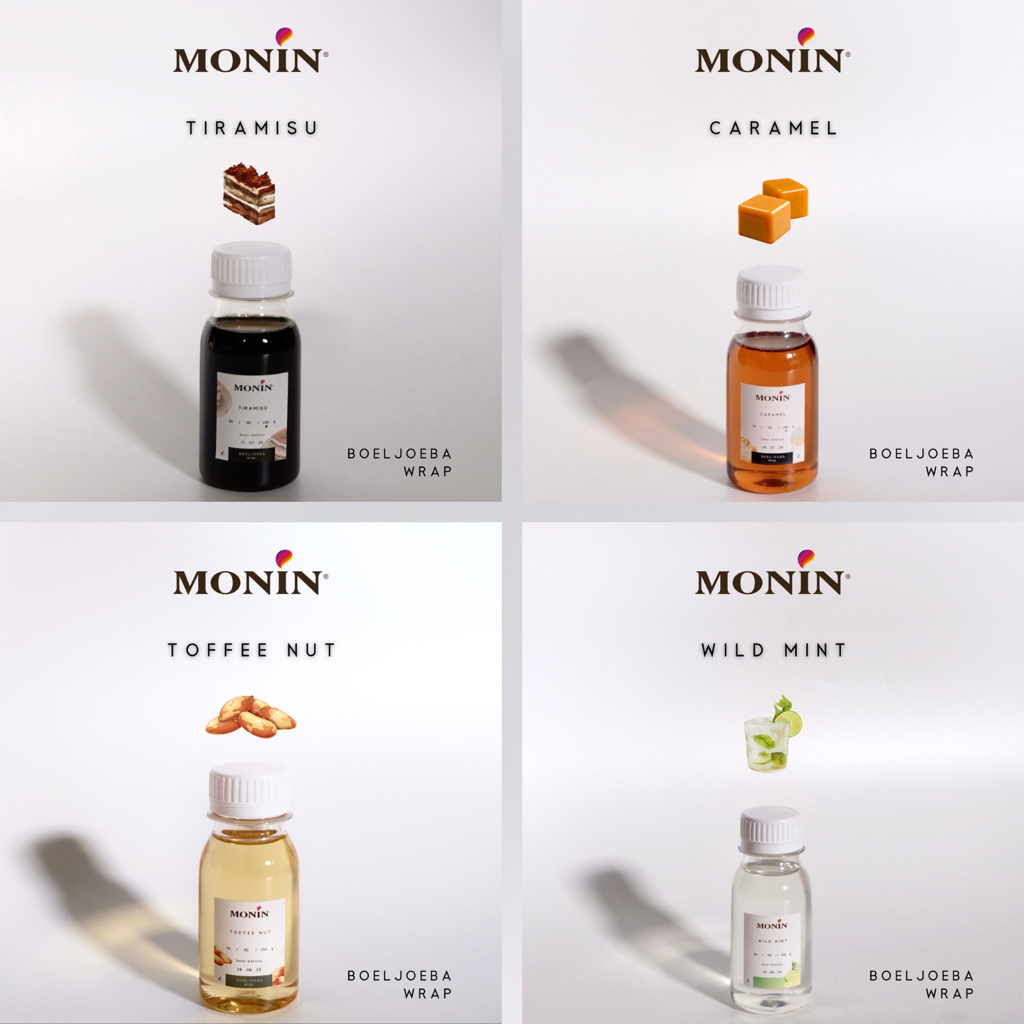 Monin All Varian Coffee, Fruit, Spices, Floral Syrup Repack [100] g