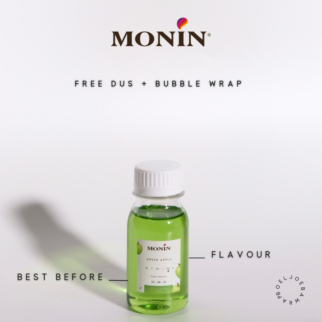 Monin Green Apple Syrup Repack [30, 50, 100] g