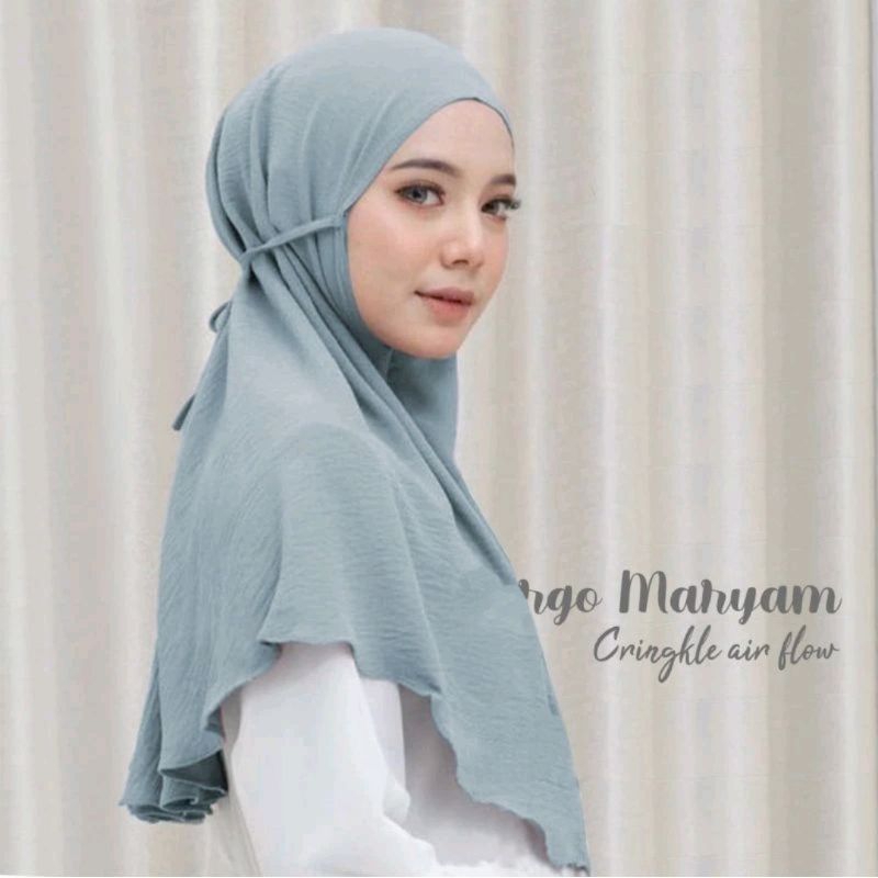 BERGO CRINKLE AIRFLOW / JILBAB BERGO CRINKLE AIRFLOW/KERUDUNG BERGO