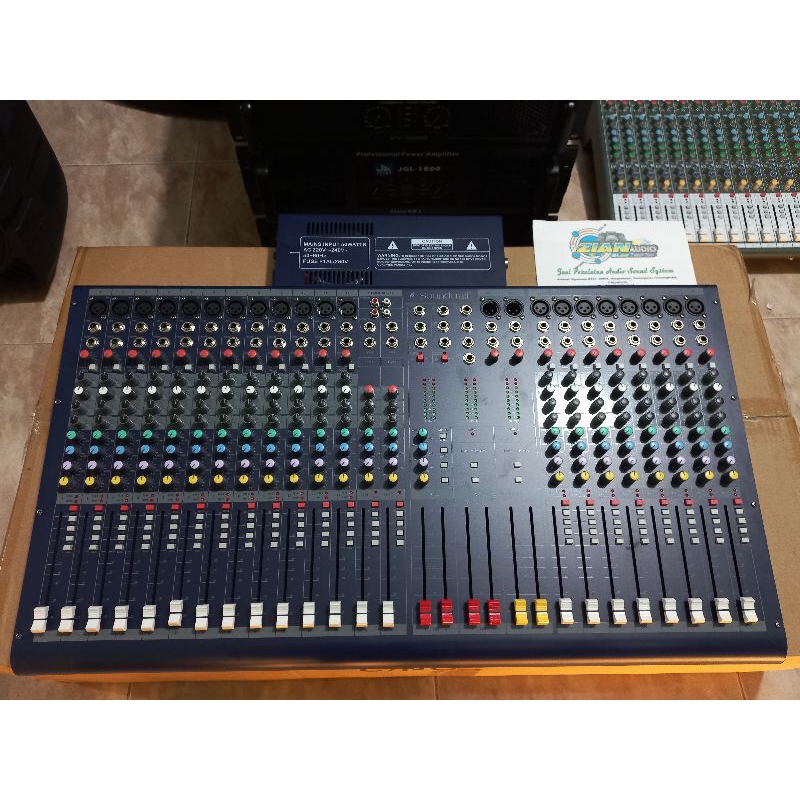 Mixer SOUNDCRAFT MPM24/4 GRADE A KWALITAS BAGUS