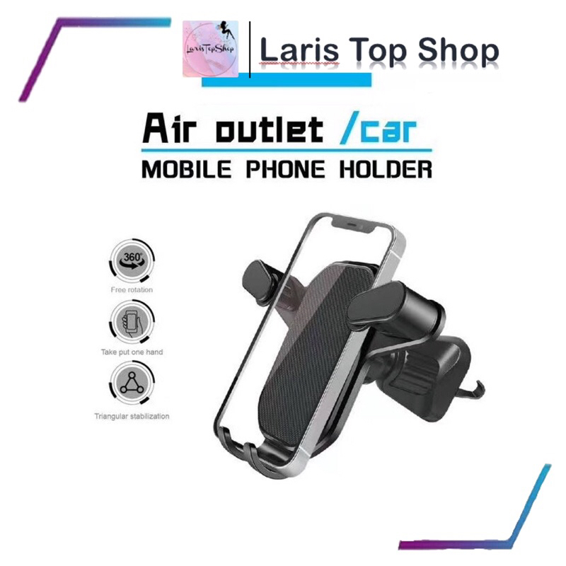 Holder Mobil HD-601 / Car Holder HP AC Air Vent / Tempat Dudukan Hape Stand Handphone / Bracket Mobil Ventilasi Universal /