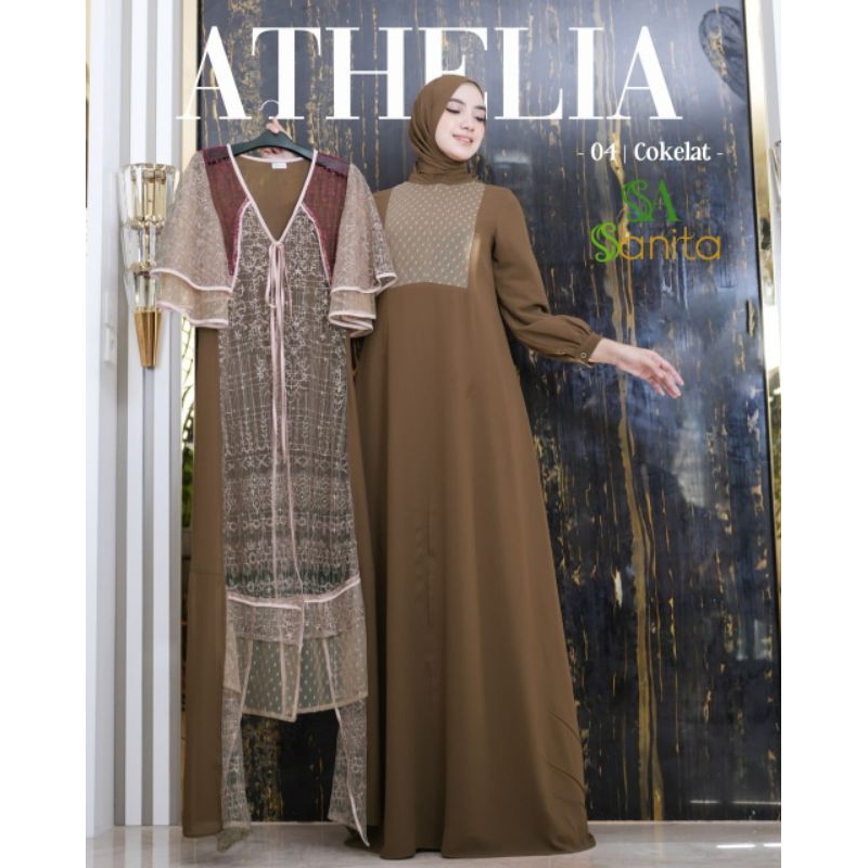 SANITA/Athelia dress by Sanita/dress only/dress cantik/dress terbaru