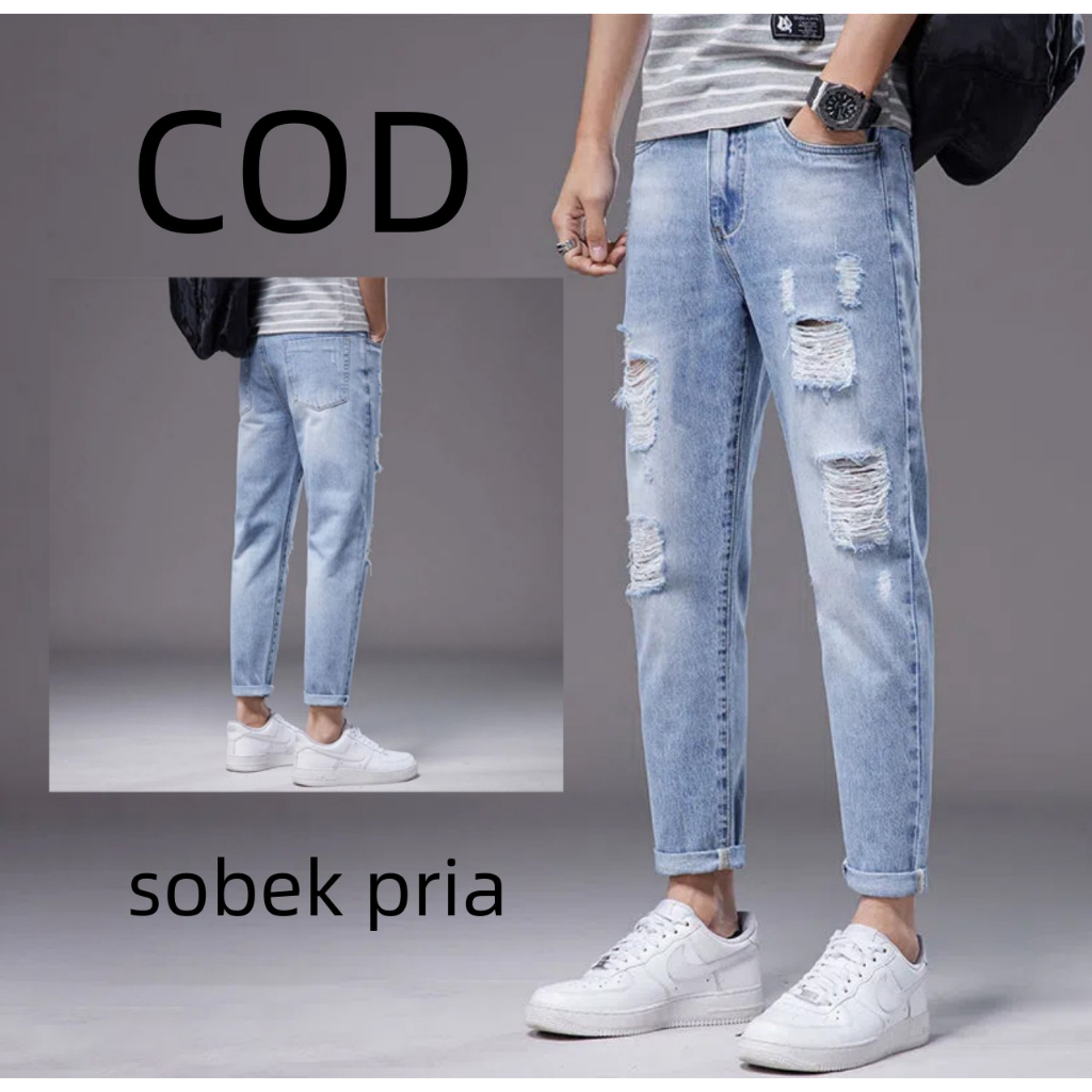 celana jeans pria celana jeans pria slim fit jeans celana jeans pria pensil celana jens pria sobek p
