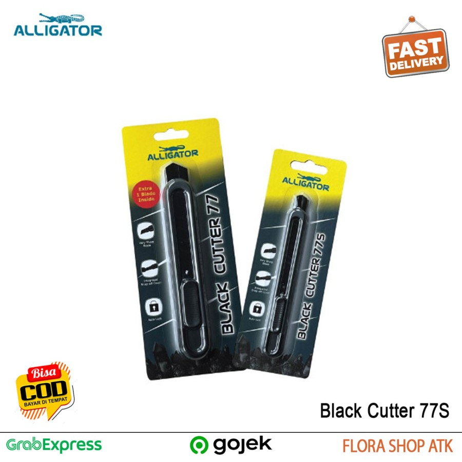 

Cutter Alligator Black Seri 77S Kater Serba Guna Tajam Kater Hitam